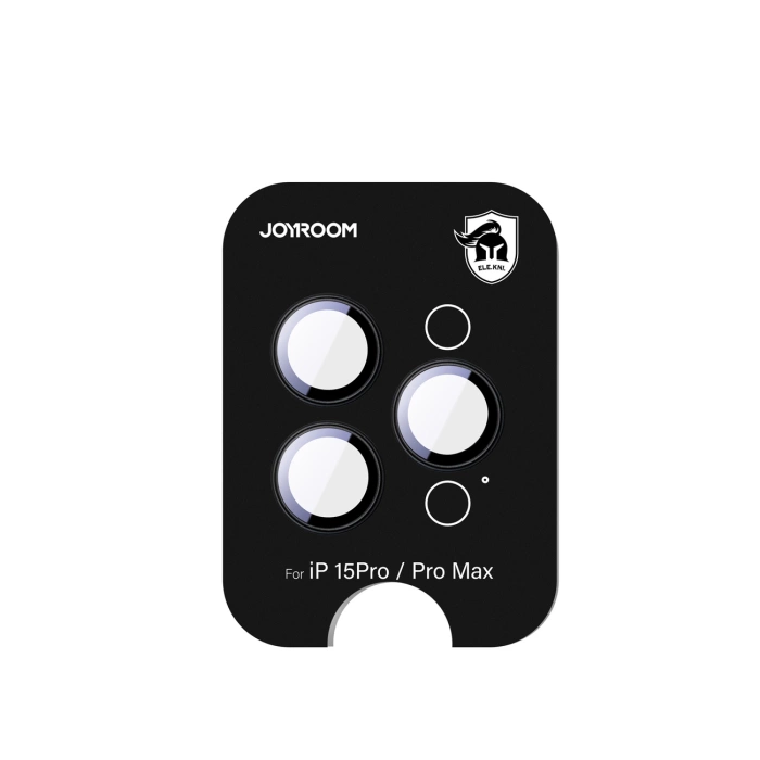 Joyroom JR-MFY0244 Glas-Displayschutzfolie für iPhone 15 Pro/15 Pro Max Linsen - Graphit
