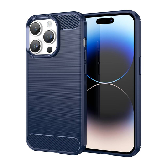 CARBON CASE IPHONE 14 PRO BLUE