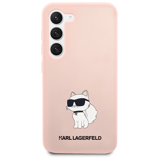 Obal Karl Lagerfeld Silicone Nft Choupette - Obal Samsung Galaxy S23 Plus (růžový) Case