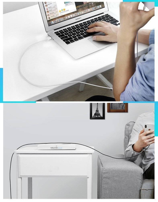 Câble Ugreen Câble USB - Lightning MFI 1m 2,4A blanc (20728)