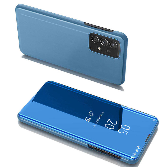 Clear View Case pouzdro pouzdro s flipovým krytem Samsung Galaxy A53 5G modré