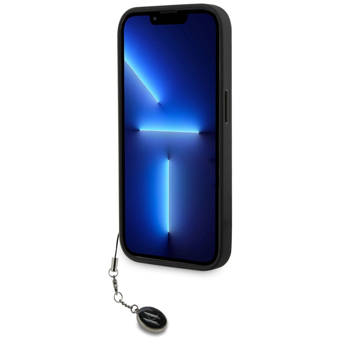 Karl Lagerfeld KLHCP15XPSAKDGCK iPhone 15 Pro Max 6.7" czarny/black hardcase Saffiano Rhinestones & Charm