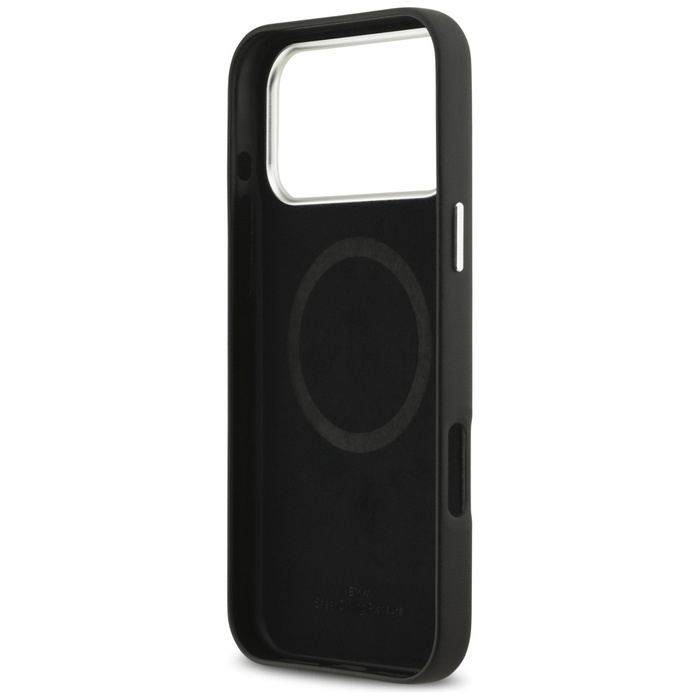 Etui BMW Sign Full Wrapped Metal MagSafe do iPhone 17 Pro Max czarny