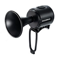 Rockbros 34210002001 electronic bicycle bell - black