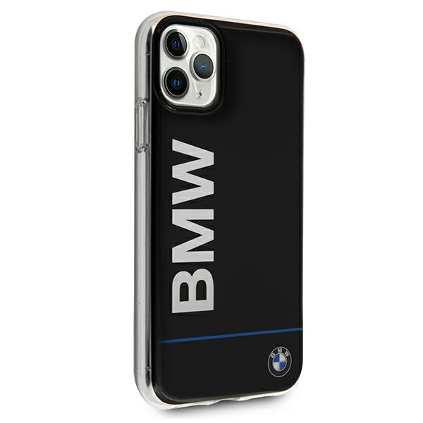 BMW Case Apple iPhone 11 Pro Max Signature Logo Printed Black Hardcase