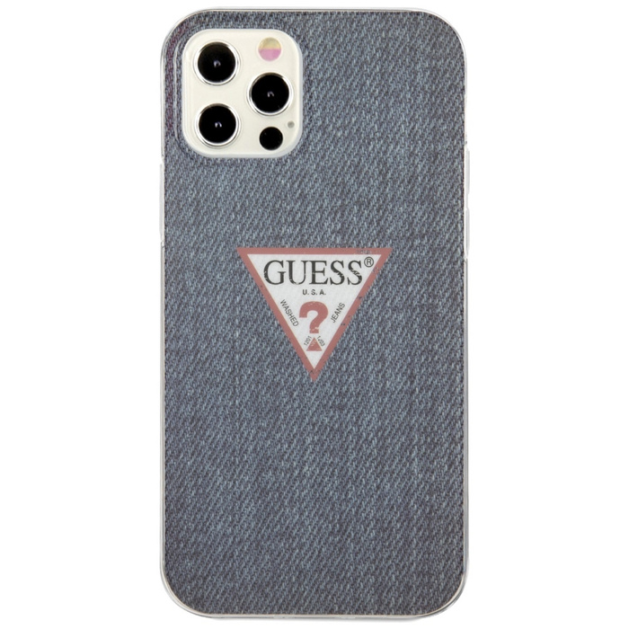 Case GUESS Apple iPhone 12 Pro Max Jeans Collection Navy Blue Hardcase