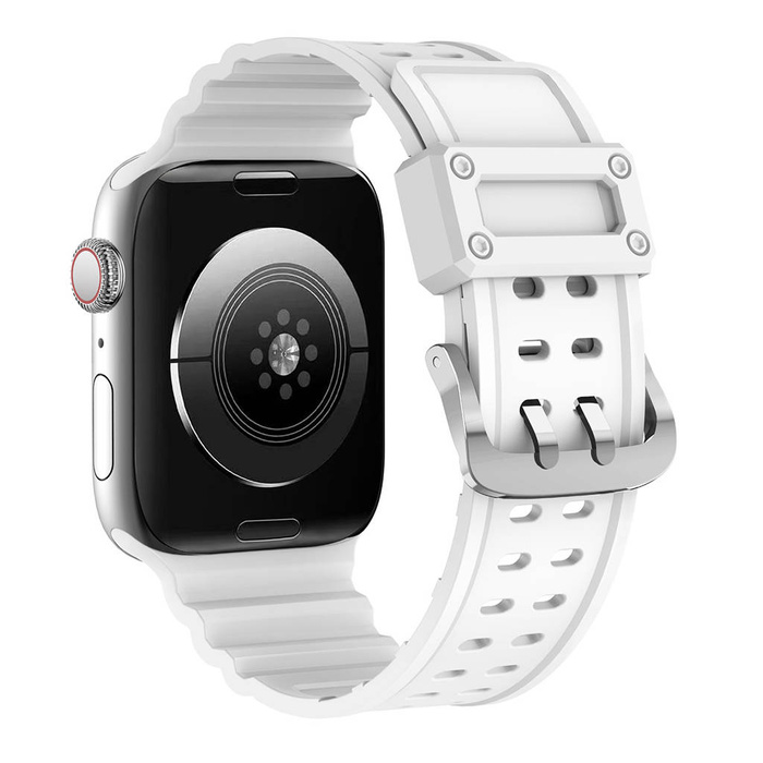 Řemínek Řemínek Triple Protection pro Apple Watch SE, 8, 7, 6, 5, 4, 3, 2, 1 (41, 40, 38 mm) náramek bílý