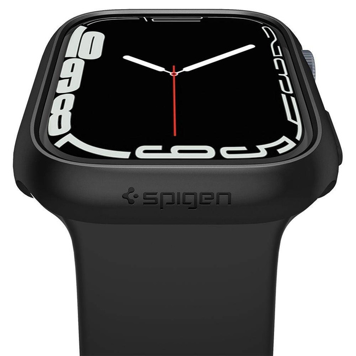 Spigen Thin Fit Apple Watch 7 (41 MM) Noir Case