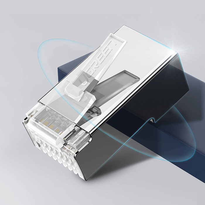 Ugreen 10x embout RJ45 8P8C (UTP Cat. 6 / Cat. 5 / Cat. 5e) argent (NW111)