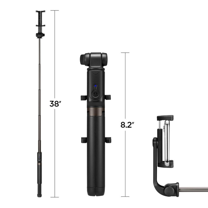 Supporto SPIGEN S540w Wireless Selfie Stick Tripod Nero
