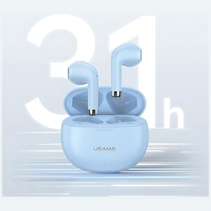 USAMS Słuchawki Bluetooth 5.3 TWS Rhymbo Series bezprzewodowe beżowy/beige BHUYO02 (US-YO17)