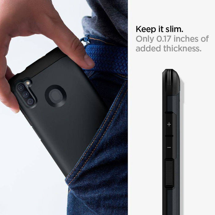   Tough Armor Galaxy A11 Metal Slate Grey Case