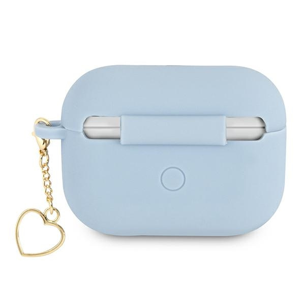 GUESS Apple Case Pro Cover Silicone Charm Collection Blue Case