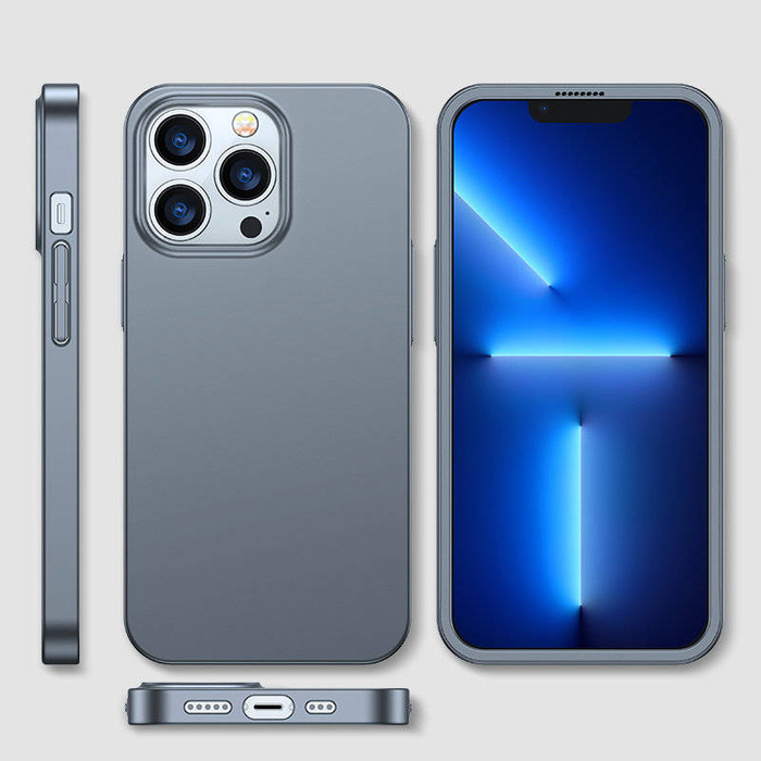 Joyroom 360 Full Case coque couverture pour iPhone 13 Pro Max étui arrière et avant + verre trempé gris (JR-BP928 tarnish)