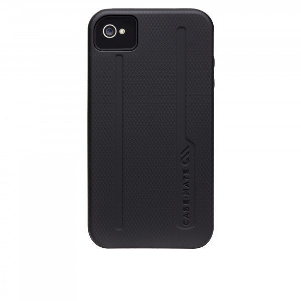 Hülle Apple iPhone 4 4S Case-Mate Hybrid Tough Schwarz