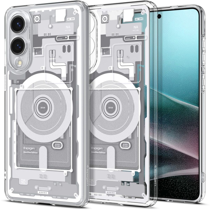SPIGEN ULTRA HYBRID MAG MAGSAFE CASE GALAXY S25 EDGE ZERO ONE WHITE