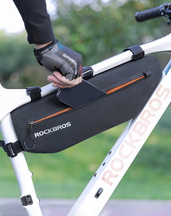 Rockbros AS-043 bicycle bag with Velcro 3l - black