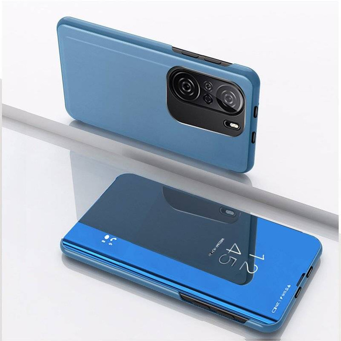 Clear View Case Cover für Xiaomi Redmi K40 Pro+ / K40 Pro / K40 / Poco F3 blau