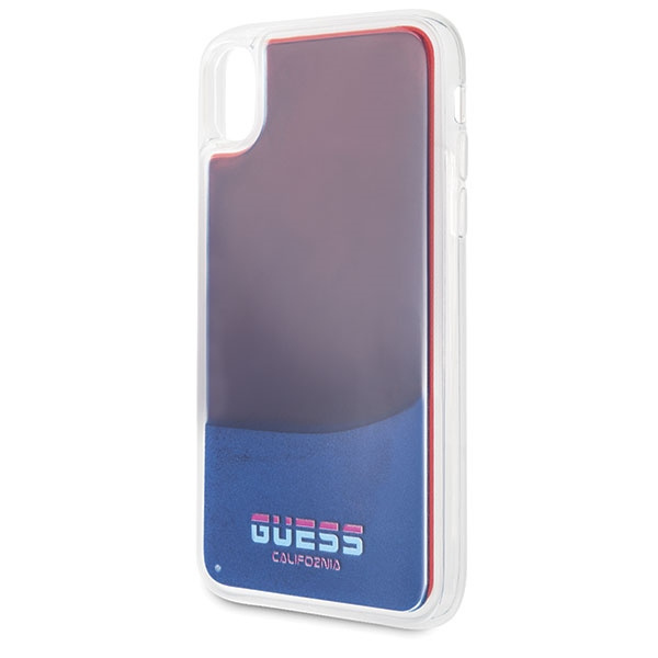 Coque guess Apple iPhone XR rouge / rouge étui rigide California Glow in the dark Case 