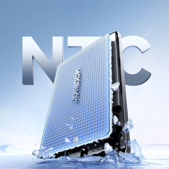 Powerbank Joyroom JR-PBM08 5000mAh 20W ultradünn mit induktivem Laden - grau