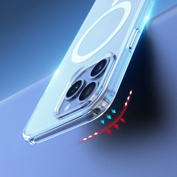 Dux Ducis Clin Mag case with MagSafe for iPhone 16 Pro - transparent