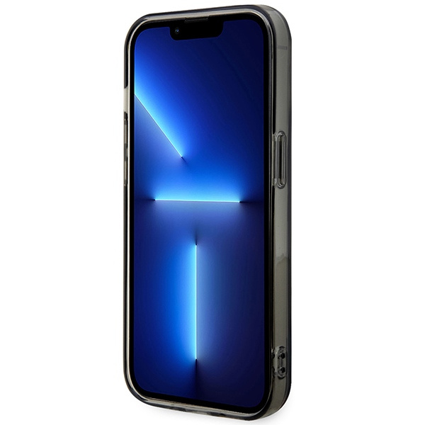 Hülle BMW BMHMP13LHGPK iPhone 13 Pro / 13 6.1" grau/grau Muster MagSafe Case