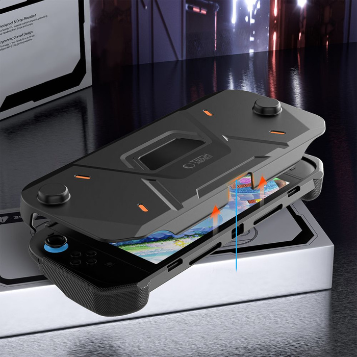 TECH-PROTECT CARBONOX NINTENDO SWITCH 2 BLACK