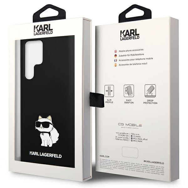 Etui Karl Lagerfeld Silicone NFT Choupette - Etui Samsung Galaxy S23 Ultra (czarny) Case