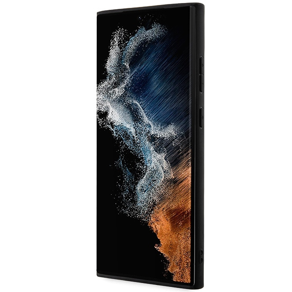 Obal BMW BMHCS23L22NBCK S23 Ultra S918 černá/černá Kůže Karbonová Case