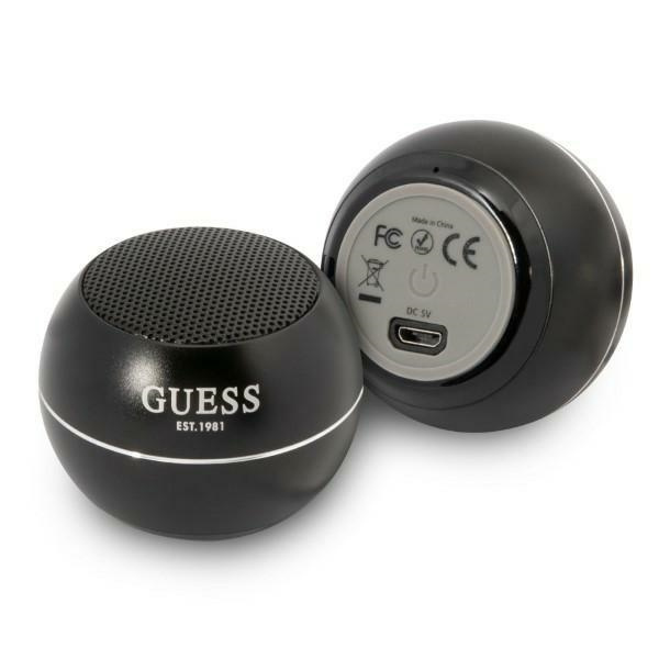 Guess speaker Bluetooth GUWSALGEK Speaker mini black/black