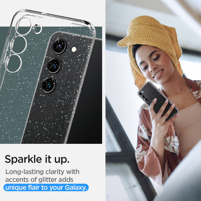 Cover Spigen Liquid Crystal Galaxy S23 Glitter Cristallo Case