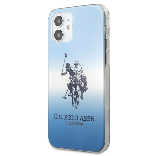Pouzdro US POLO Apple iPhone 12 Mini Gradient Collection USHCP12SPCDGBL Modré pouzdro