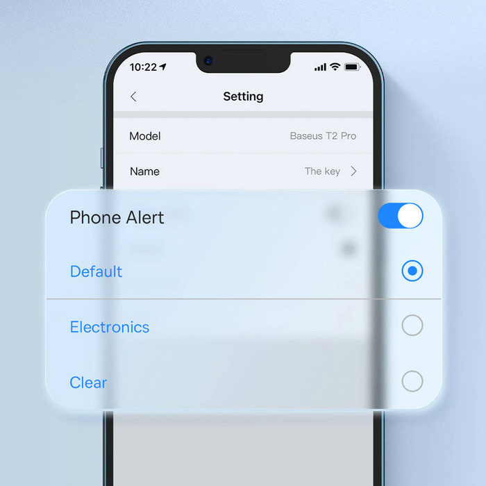 Inteligentní GPS lokátor Baseus T2 Pro pro klíče od dětské peněženky (FMTP000002)