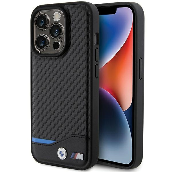 Bmw Bmhmp15x22nbck IPhone 15 Pro Max 6,7" nero/nero durocase pelle carbonio MagSafe