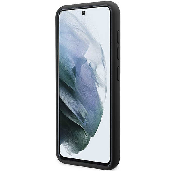 Obal Guess GUHCS23MSLSMK S23 Plus S916 černá/černá tvrdácase Silikonová Vintage Gold Logo