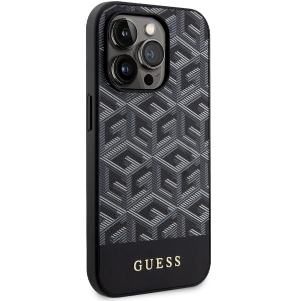 Cover Guess GUHMP14XHGCFSEK iPhone 14 Pro Max 6,7" nero/nerocase GCube Stripes MagSafe Case