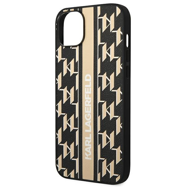 Karl Lagerfeld KLHCP14MPGKLSKW iPhone 14 Plus 6,7" hartcase braun/braun Monogram Stripe