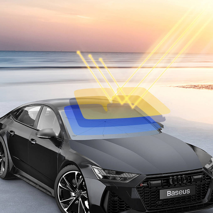 Parasole per parabrezza Baseus CoolRide CRKX000001 - nero