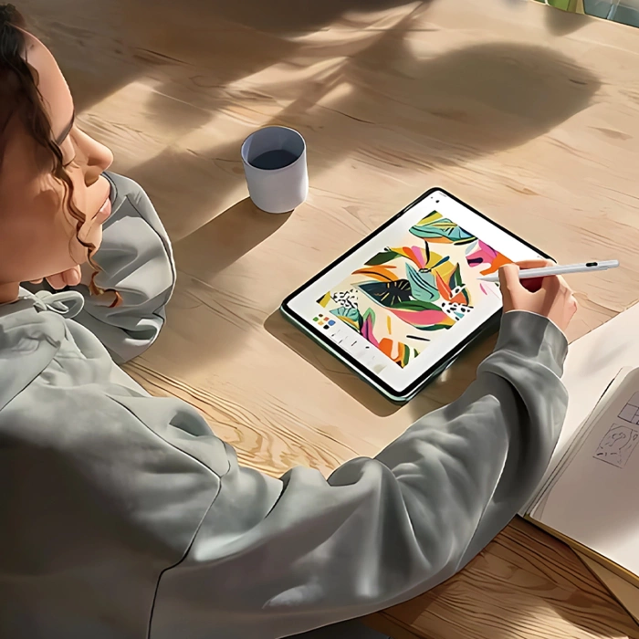 Wozinsky Stylus universeller aktiver Eingabestift (Android und iOS) – weiß