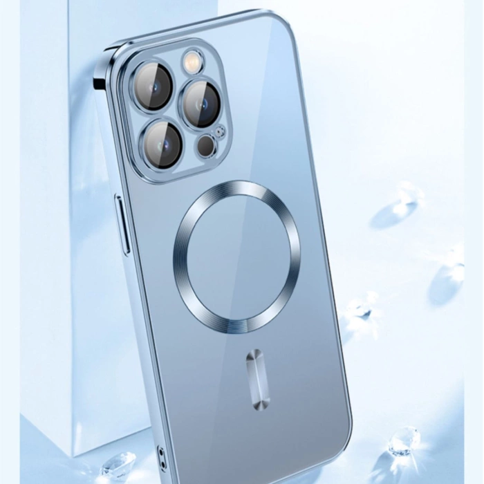 Etui Wozinsky Electroplated Magsafe na Samsung Galaxy S24 FE - złote