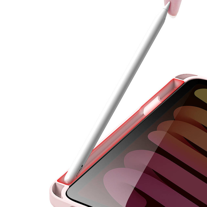 Dux Ducis Magi case for iPad mini 2021 smart cover with stand and storage for Apple Pencil pink