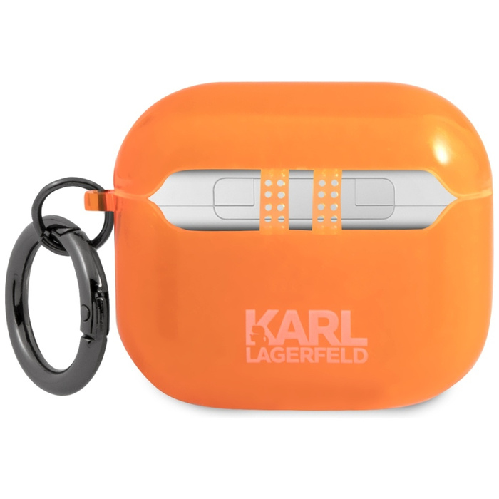  KARL LAGERFELD  Estuche de los AirPods 3 Choupette Naranja