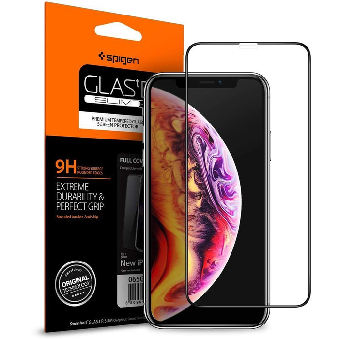 Edzett üveg SPIGEN Iphone 11 Pro Max / Xs Max Glas.Tr Hd Fc Full Glue 