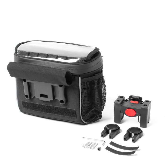 Wozinsky Fahrrad Lenkertasche Fahrrad Umhängetasche schwarz (WBHBB-01)