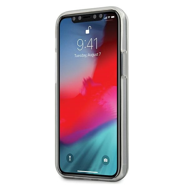 Hülle US POLO Apple iPhone 12 Mini Glänzend Großes Logo USHCP12STPUHRBK Schwarzes Gehäuse