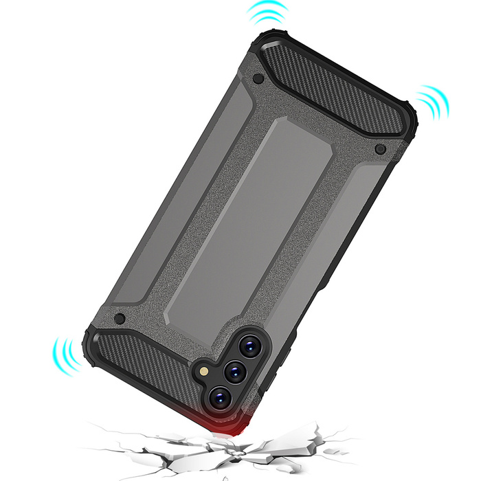 Hybrid Armor Case Tough Rugged Cover para Samsung Galaxy A13 5G negro