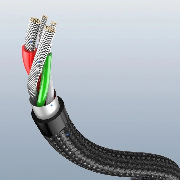 Cable USB a USB-C acodado UGREEN US284, 3A , 3m (negro)