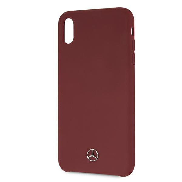 Cover MERCEDES Apple iPhone Xs Max Silicone Line Red Hardcase