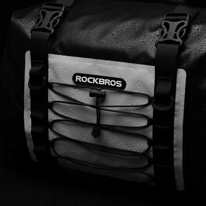 Borsa moto Rockbros AS-010BGR, impermeabile - grigia