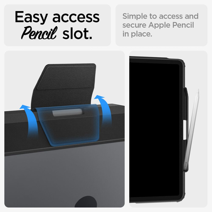 Spigen Ultra Hybrid IPad "PRO" AIR 13 2024 SCHWARZ